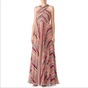 Amur Striped Lana Gown